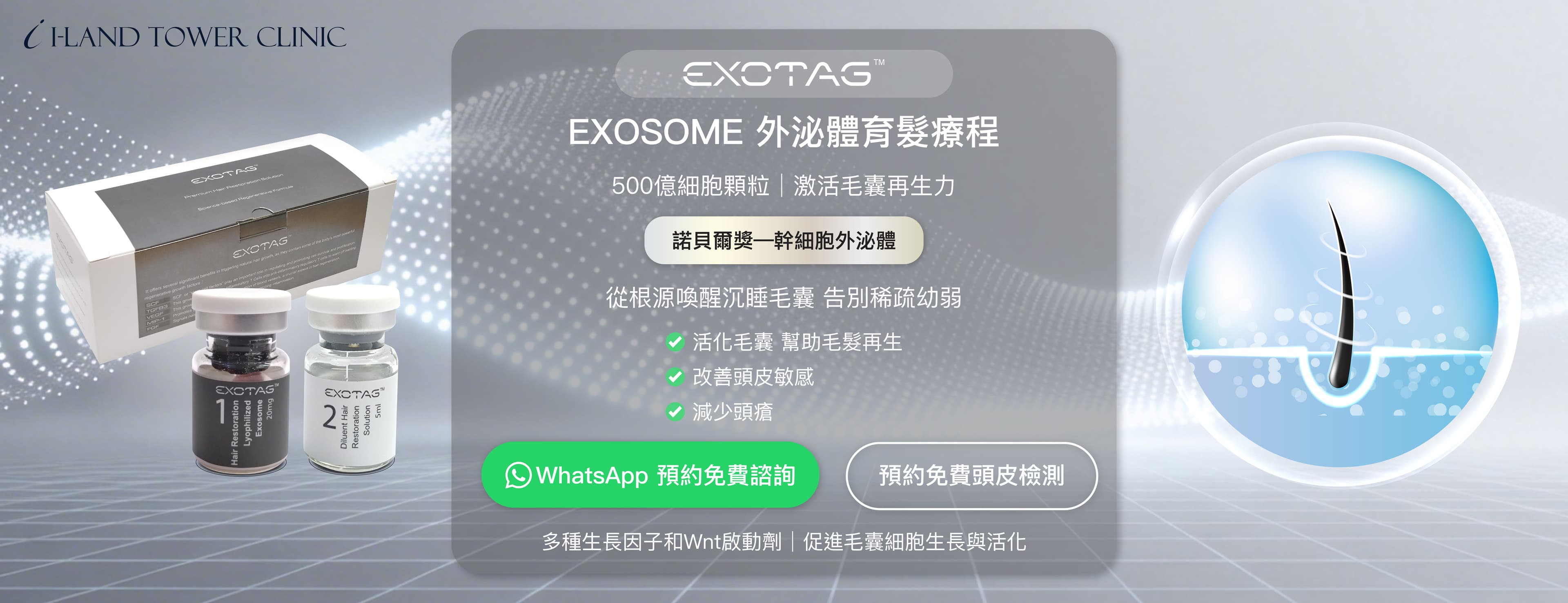 EXOSOME 外泌體育髮療程