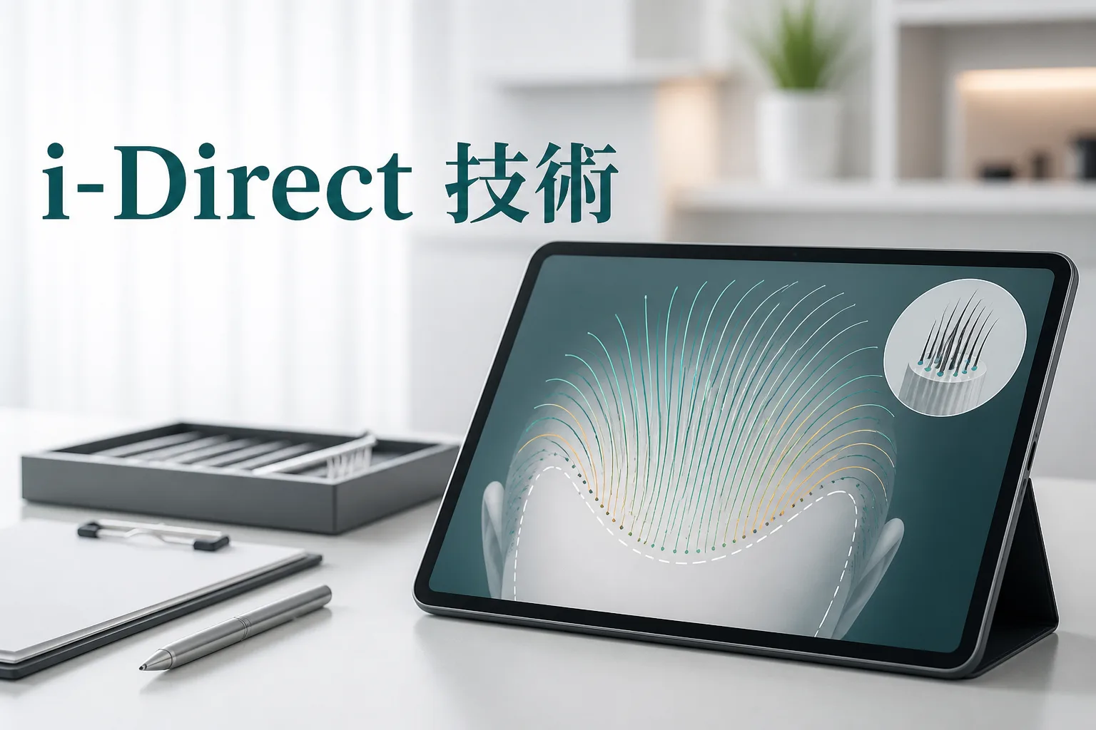 i-Direct 植髮技術與毛流設計概念主圖
